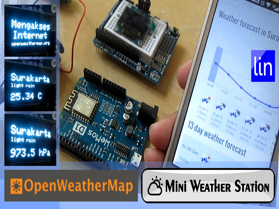 Mini IoT Weather Station 