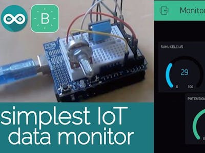 Simplest IoT Data Monitoring with Arduino & Blynk