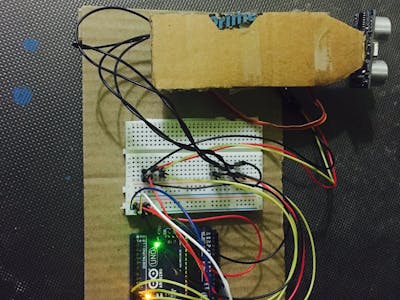 Radar Using Ultrasonic with Processing