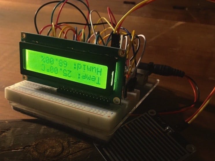 Arduino Temperature - Humidity - Rain Sensor