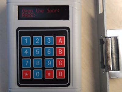 Security System Using Password by Arduino & Python