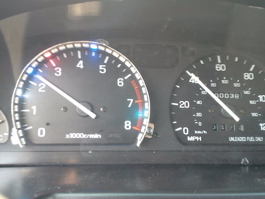 Speed Controlled RPM Matching LED Strip