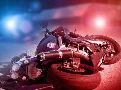 Motorcycle crash detection and response