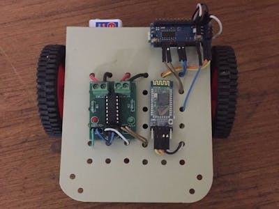 Smartphone controlled robot car