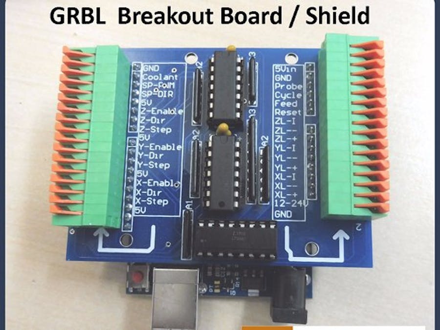 GRBL Breakout Board/Shield Arduino Uno