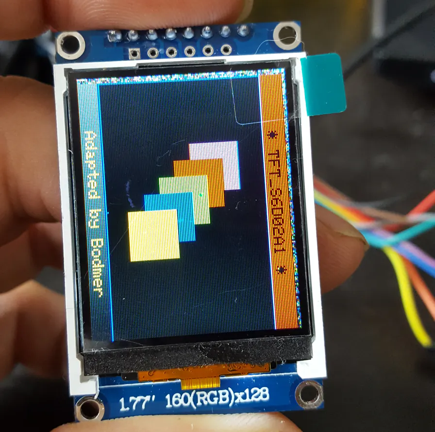 Cheap 1.77 Inch TFT-screen on ESP32 - Hackster.io