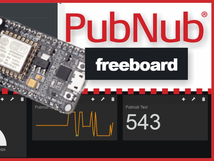 NodeMCU, Pubnub & Freeboard