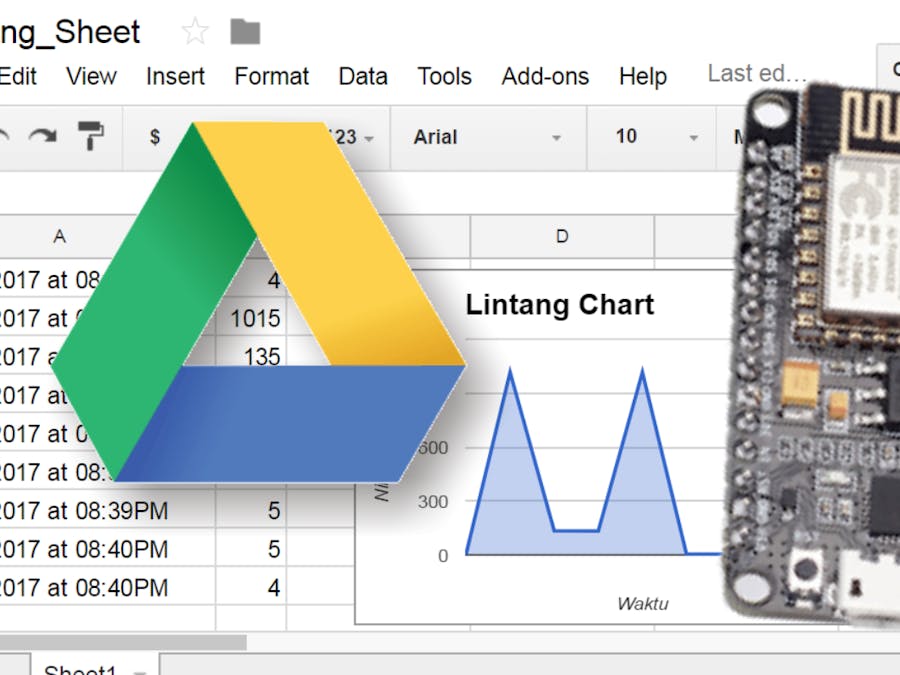 NodeMCU and Google Drive Sheet