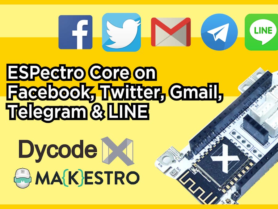ESPectro on Facebook, Twitter, Gmail, Telegram & LINE