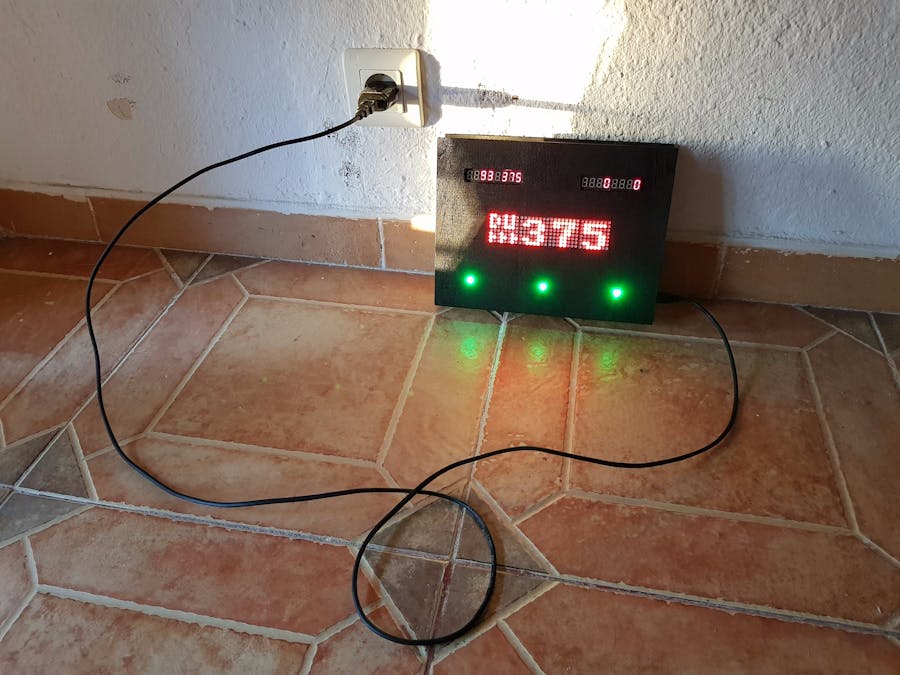 Arduino Live WiFi Web Scoreboard