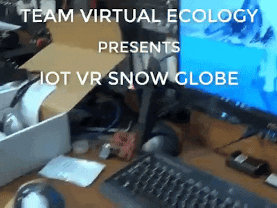 Let it Snow - IoT Snow Globe with Virtual Reality Web - V2