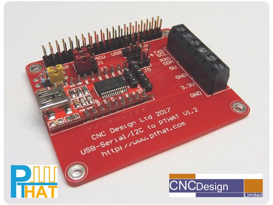 Pulse Train HAT USB to Serial/I2C Board