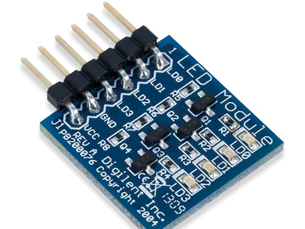 Using the Pmod LED with Arduino Uno - Hackster.io