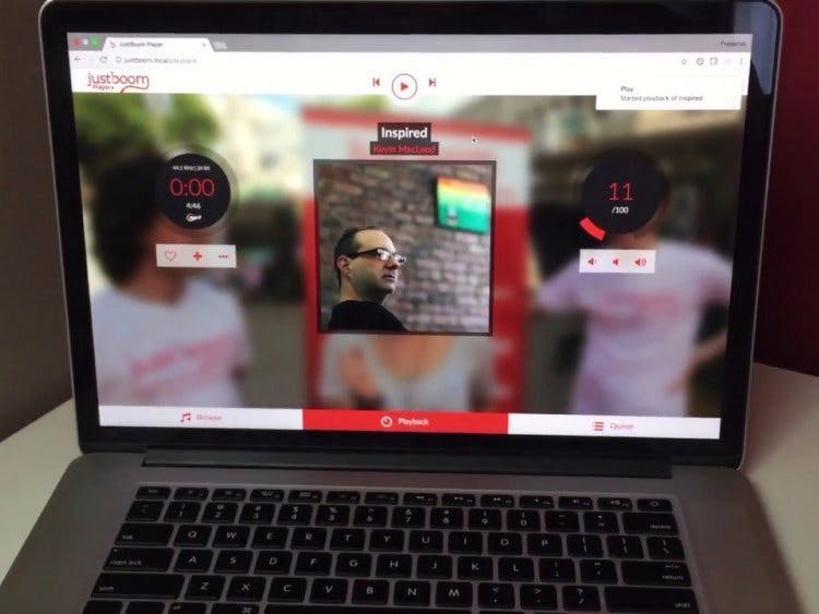 Control JustBoom Player with Flick (REST API)