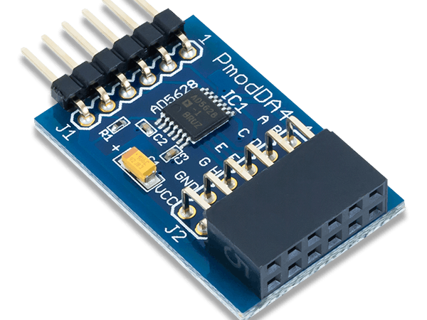 Using the Pmod DA4 with Arduino Uno