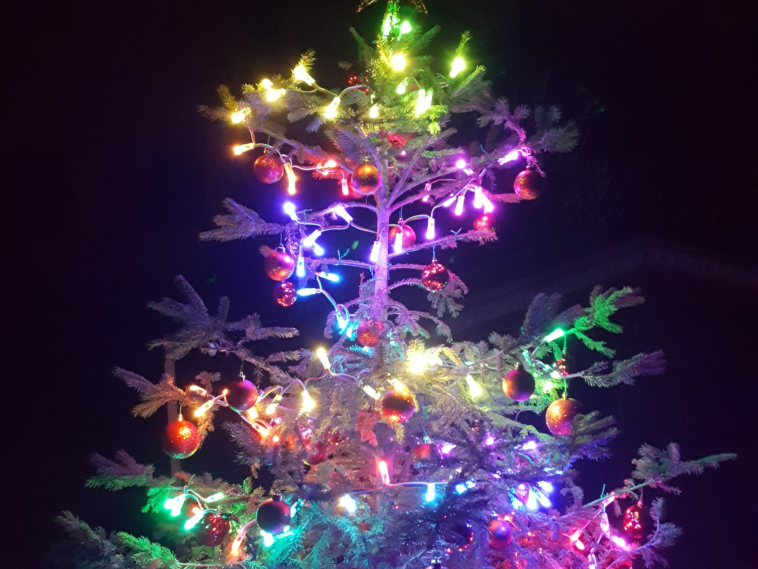 rgb led christmas tree