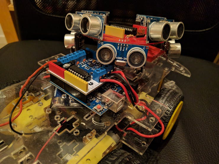 The SmartCar shield below the SonicDisc