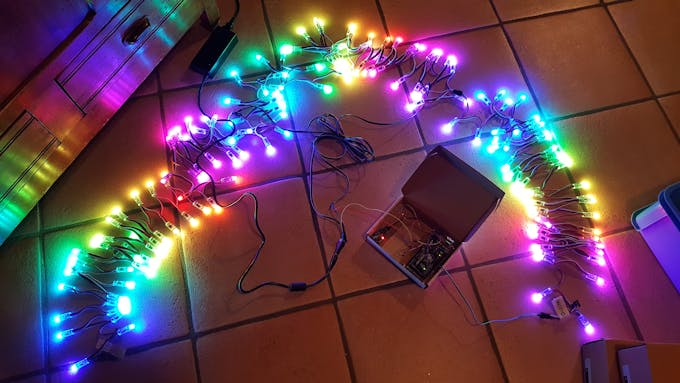 Christmas Tree with 150 Digital LED Pixels - Hackster.io
