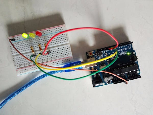 Simulasi Lampu Lalu Lintas Arduino Project Hub