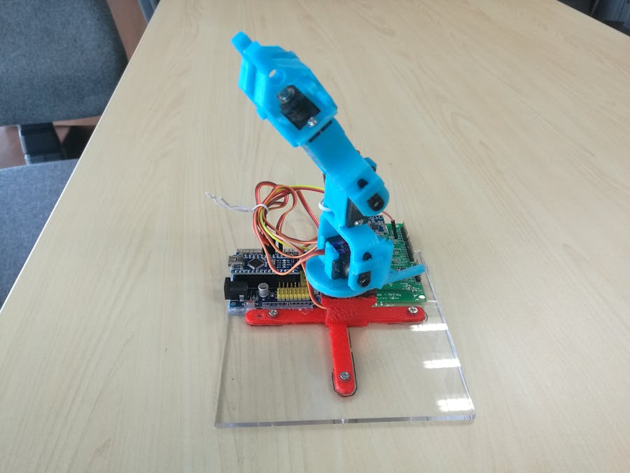 Gesture Controlled Robotic Arm