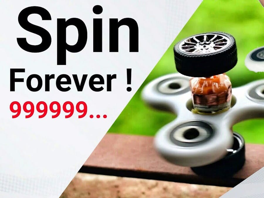 Fidget Spinner That Spins Itself !