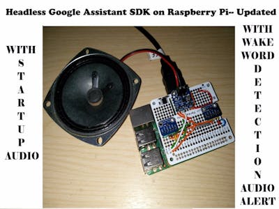 Headless Google Assistant with Startup Audio