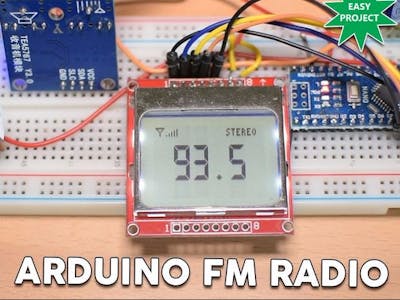 Arduino TEA5767 FM Radio Receiver