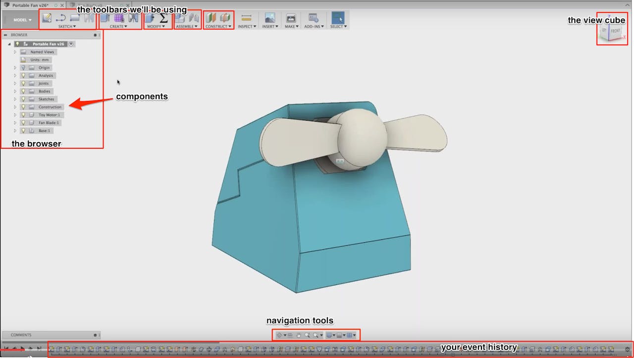Create A Fan Using Autodesk Fusion 360 Hackster Io