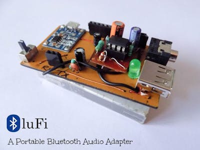BluFi - A Portable Bluetooth Audio Adapter