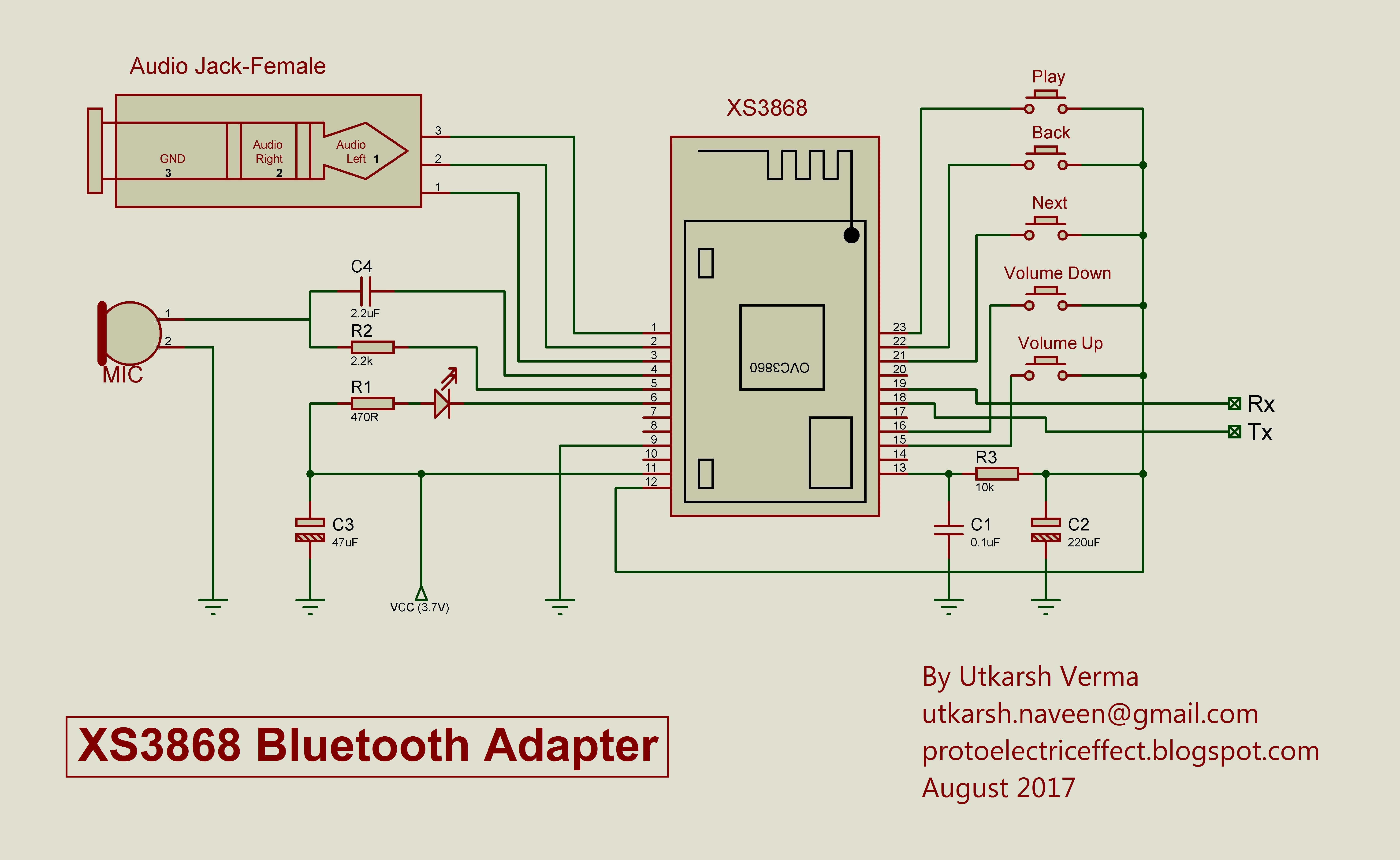 BluFi - A Portable Bluetooth Audio Adapter - Hackster.io