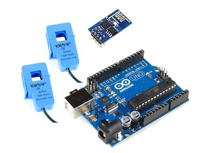 Energy Monitor with ESP8266 and Arduino UNO