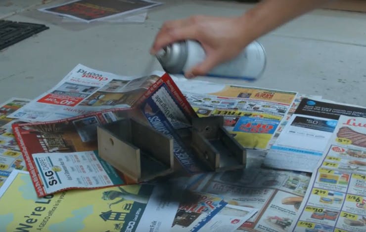 Spray paint the housing black for super stealthiness