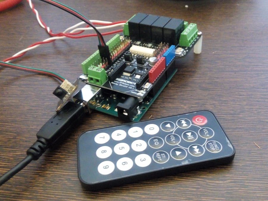 IR Home Automation on DFRobot's Relay Shield