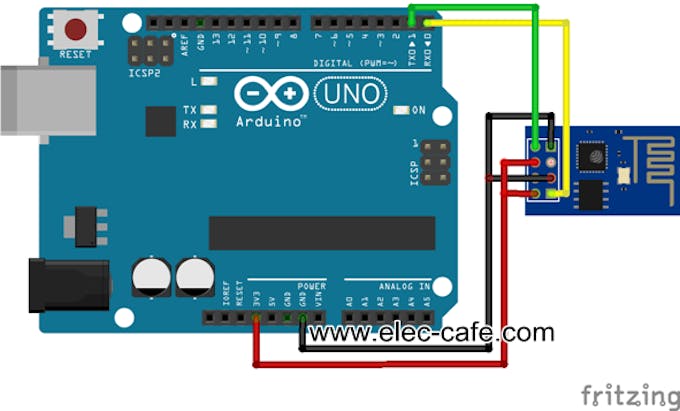 Air Meter Making #1: Use The Arduino Wi-Fi Module ESP-01 - Arduino ...