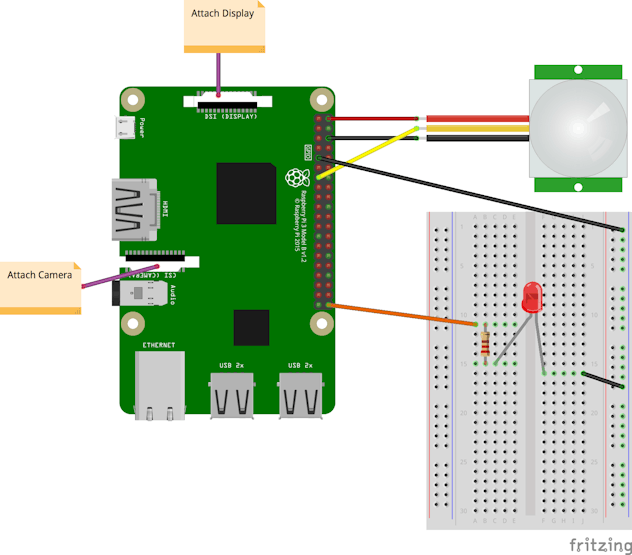Smart Motion Sensing Camera with Intruder Notifications Hackster.io
