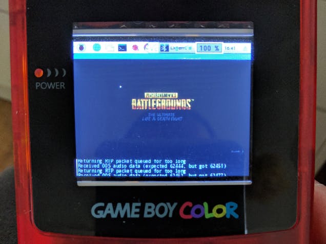 Battlegrounds on Game Boy Color