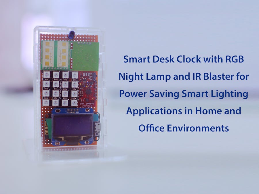 Smart Desk Clock - To Save Power Using IoT at Home & Office
