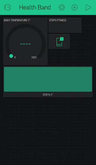 Health Band Mobile App Interface