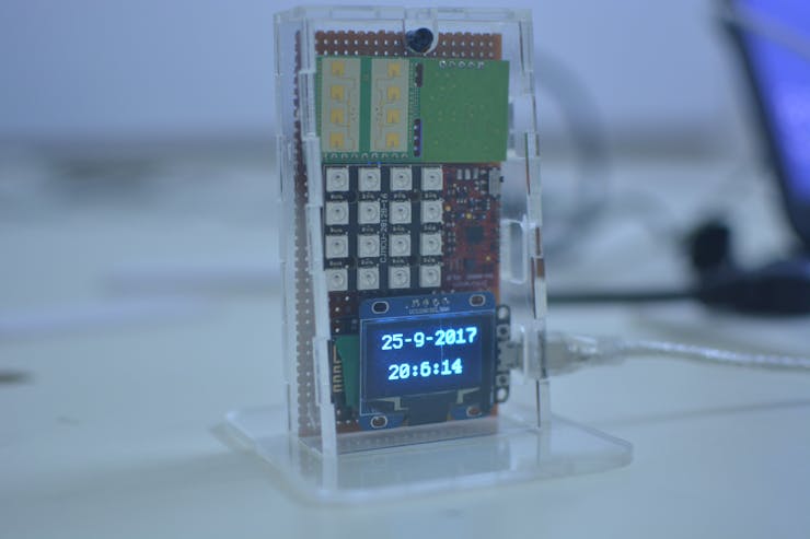 Desk Clock powered via USB Cable