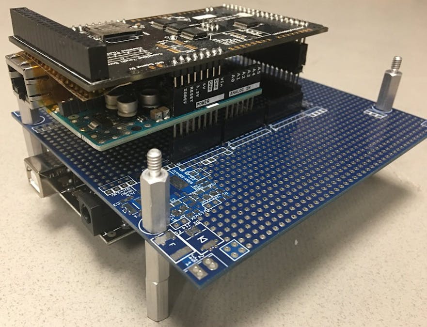 DIN-Uino Proto1 (For Arduino Mega2560/etc.)