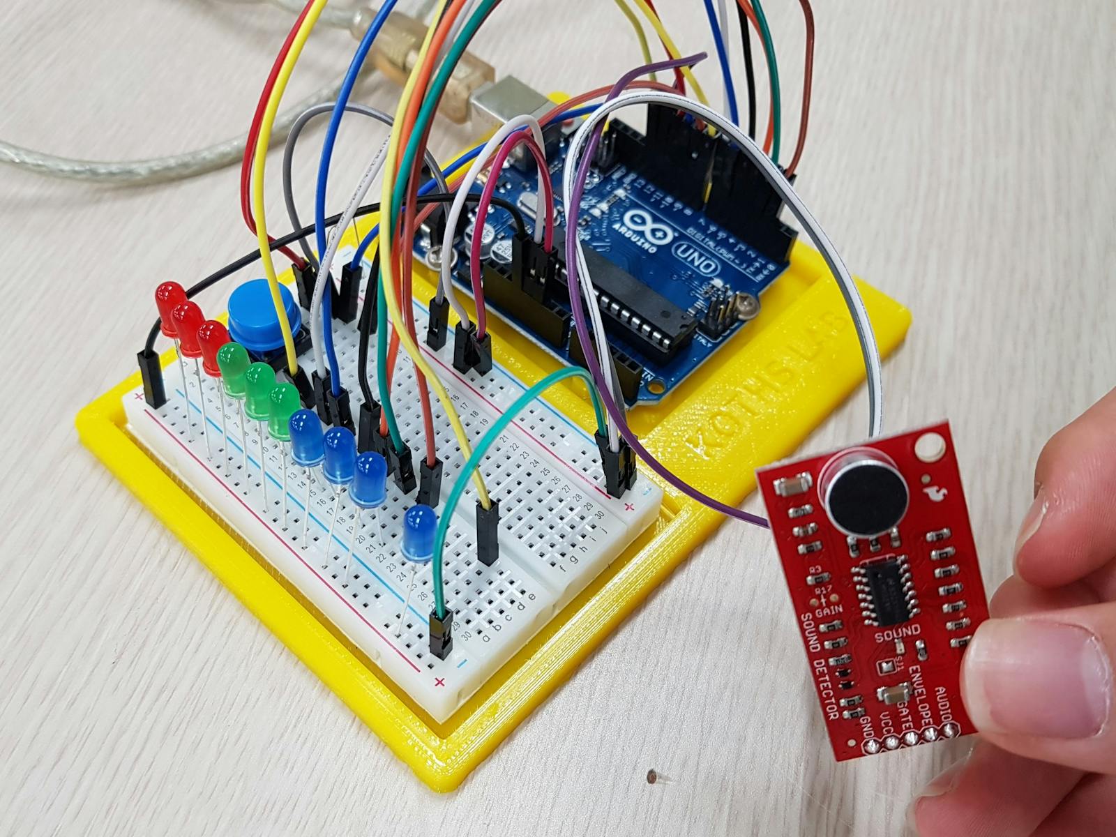 Simple Arduino Game using SoundDetector - Hackster.io