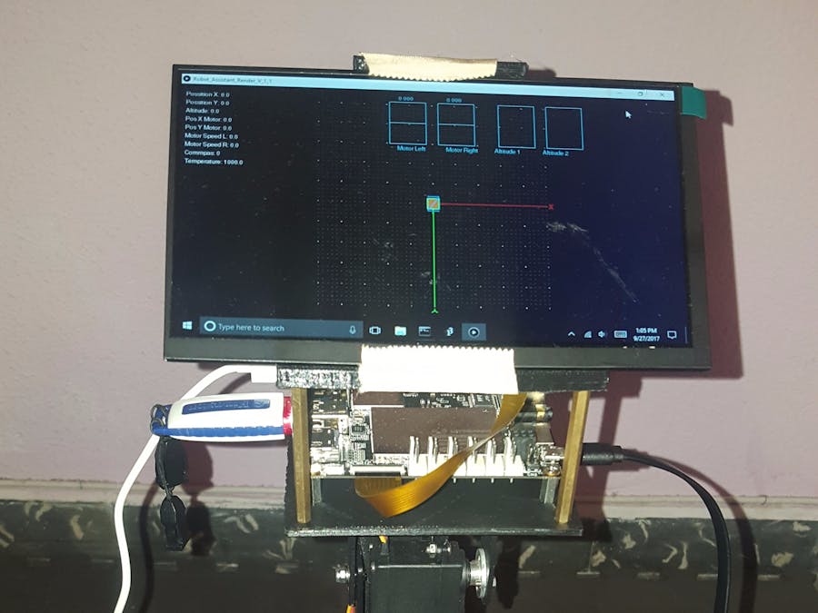 Robot Navigation Using the Pressure Sensor DPS310.