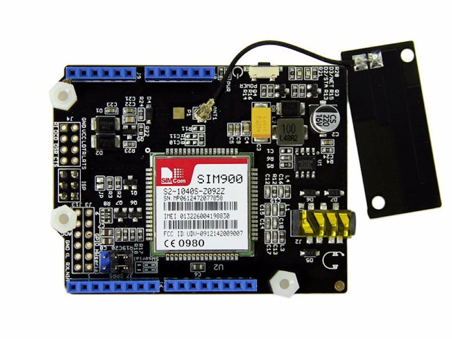 Seeed Studio GPRS Shield v2 Using AT Commands