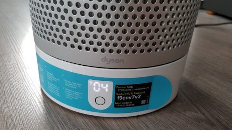 Dyson purifier lost wifi password Dyson purifier lost wifi password
