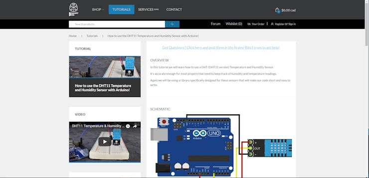 DHT11 Temperature/Humidity Sensor - Hackster.io