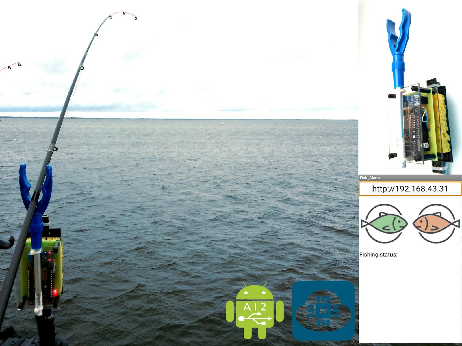  Dilwe Fish Bite Alarm, Electronic LED Bright Fishing