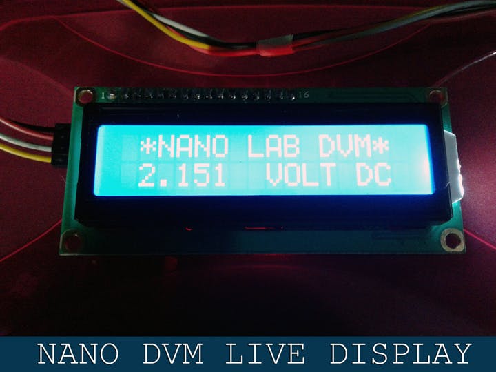 Digital Voltmeter With Arduino Nano