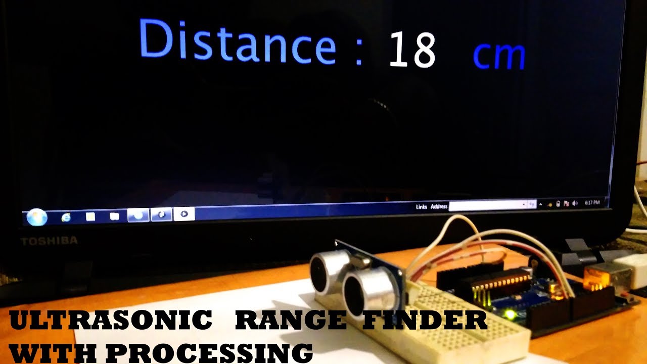 Ultrasonic Rangefinder With Processing - Hackster.io