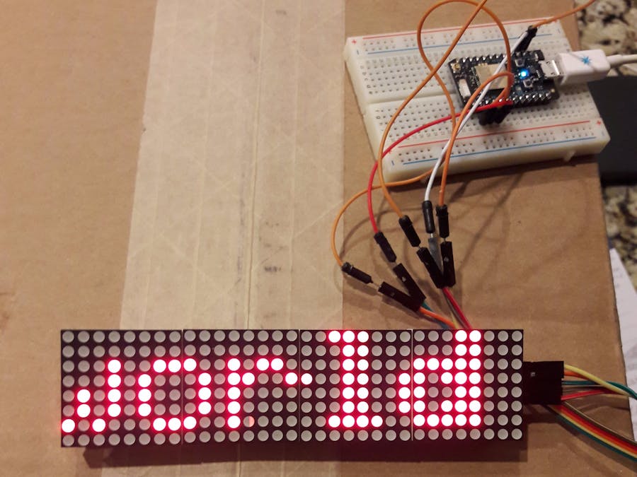 Smart LED Matrix for Particle Photon