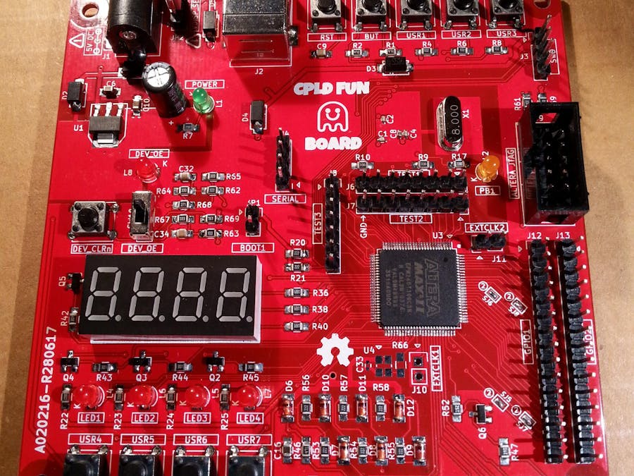 Arduino + CPLD = CPLD Fun Board! Two dev boards into one